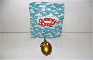 Kidrobot Yummy World Most Delicious Vinyl Keychain Single Gold Egg Rare - 1 In 64
