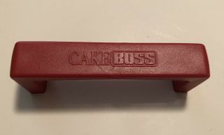 Vintage Retro CAKE BOSS Iced Cake Carrier/Server w/ Lid 6