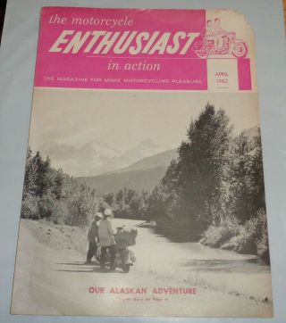 Rare Harley Davidson Motorcycle April 1962 The Enthusiast Magazines
