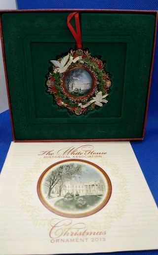 The White House Historical Assc.  2013 Christmas Ornament Woodrow Wilson (c15)