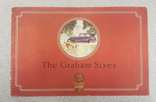 1930 Graham Six Car Dealer Sales Dealer Brochure