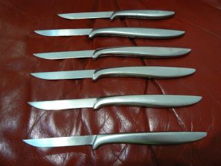 Set Of 5 Gerber Miming Steak Knives - Mid Century Vintage,  1 Gerber Pixie Knife