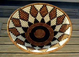 HANDMADE FROM AFRICA Authentic BASKET w/ Tags Rwanda Fair Trade Product 2