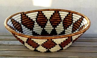 HANDMADE FROM AFRICA Authentic BASKET w/ Tags Rwanda Fair Trade Product 3