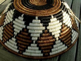 HANDMADE FROM AFRICA Authentic BASKET w/ Tags Rwanda Fair Trade Product 4