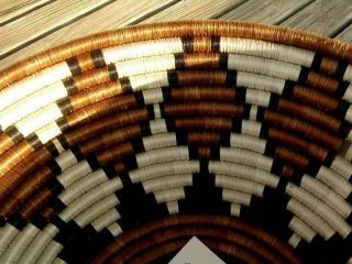 HANDMADE FROM AFRICA Authentic BASKET w/ Tags Rwanda Fair Trade Product 8