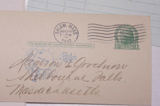 1932 Lamson Goodnow Daniel Low Salem MA Postcard Telegram Silver Ephemera P040D 3