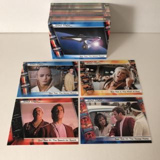 Star Trek: The Complete Star Trek Movies (2007) Complete Trading Card Set (90)