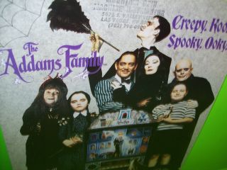 The Addams Family Pinball Machine Flyer 1991 NOS Horror Halloween 2