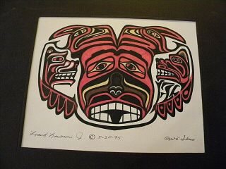 Frank Lawrence Jr.  Native American Art Northwest Coast