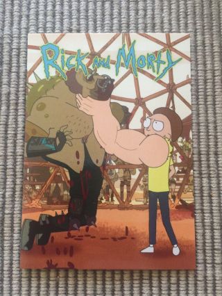 2019 Sdcc Comic Con Cryptozoic Rick And Morty Season 3 Promo Card P1