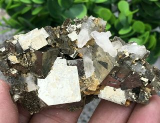 84g Rare Pyrite Crystal Cluster Mineral Specimen/hunan Shangbao China