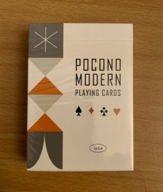 Pocono Modern Retro Light Deck Playing Cards -