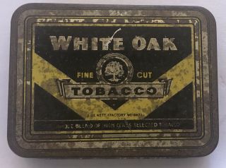 White Oak Fine Cut 2oz Tobacco Tin Michelides Perth Australia 2