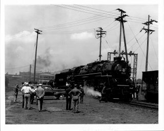 Nickel Plate Road Railway Steam Train 715 Engine Plant Yard 10x8 Photo X2200s