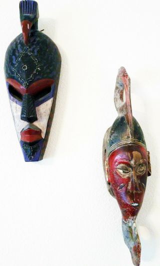 African Masks Wall Decorations From Ghana