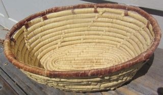 Vintage Antique Large Handwoven Native American Indian Basket