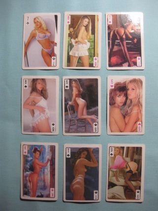 Playboy playing cards.  36 cards.  2002. 4