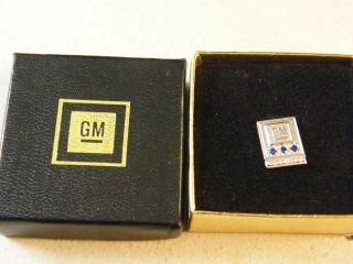 Gm General Motors Ac Delco Employee Service Award 1/10 10k Tie Tac Pin 15 Years