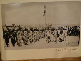1888 Dance At Cochiti Pueblo Photo By C.  F.  Lummis