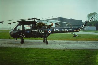 Military Aircraft Slide - Royal Navy - Westland Wasp Xt778 323 1977