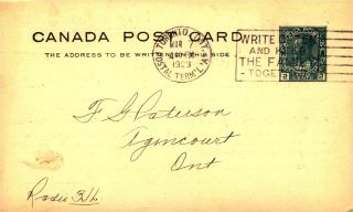 3IN G.  E.  Pipe Toronto,  Canada 1923 Vintage Ham Radio QSL Card 2