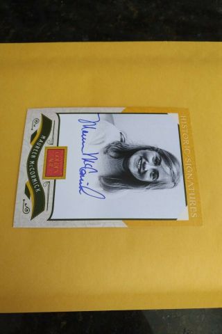 Maureen Mccormick - 2012 Panini Golden Age Historic Signatures Autograph Card