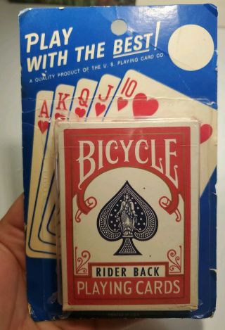 Vintage Bicycle Playing Cards Rider Back 808 Poker Air Cushioned Nip