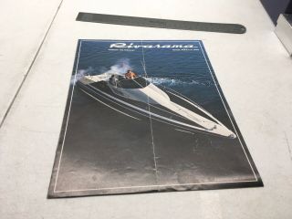 Ad Info Specs Chris Craft Boat Brochure 1975 Rivarama Aquarama Riva 2000 Ariston
