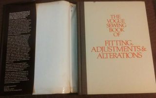 The Vogue Sewing Book Of Fitting Adjustments & Alterations Vintage 1972 3