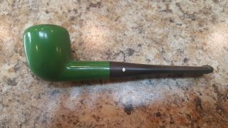 Vintage Dr.  Grabow Viscount Smoking Pipe Green Imported Briar