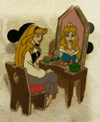 Disney Pin Da Le 500 Princess Aurora Sleeping Beauty Mirror True Self