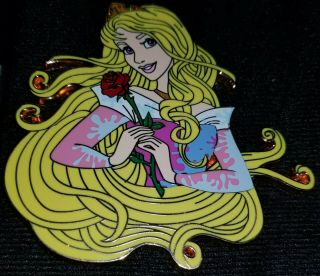 Disney Aurora Sleeping Beauty Briar Rose Splatter Messy Hair Fantasy Pin Le