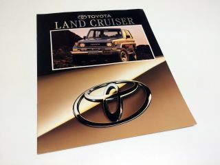1993 Toyota Land Cruiser Brochure - International Version - Spanish