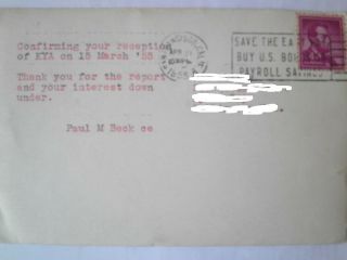 QSL card from Radio station KYA in San Francisco 1955 2