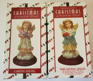 House Of Lloyd Christmas Around The World Caring Angel & The Sharing Angel