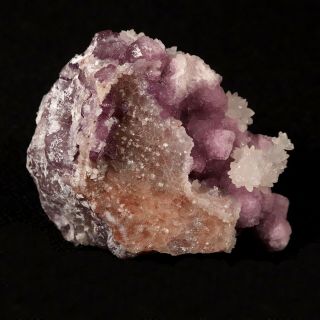 Bb: Fluorite W/ Quartz - Fine Crystals From Arizona - Fluorescent