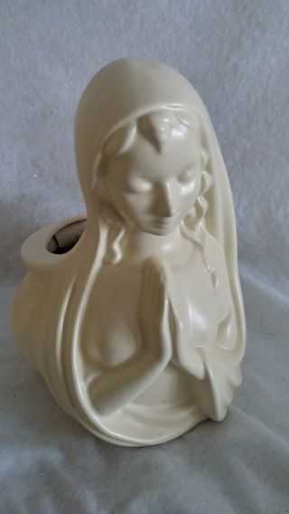 Vintage Haeger Praying Virgin Mary Planter Vase (large) 3775