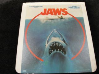 Steven Spielberg Jaws Rca Selectavision Videodisc Ced Richard Dreyfuss Shark
