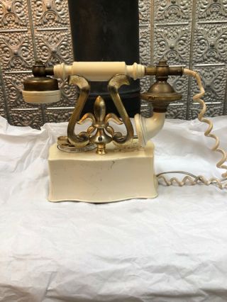 Vintage Duchess French Style Rotary Dial Telephone Phone Made In Japan 3