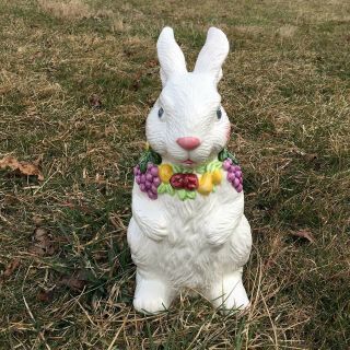 Vintage 14 " Decorative Bunny Rabbit Fruit Necklace Easter Decoration