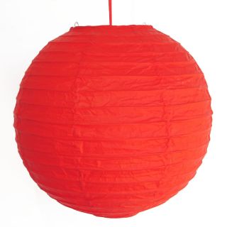 2 Of 12\ " Chinese Red Paper Lanterns