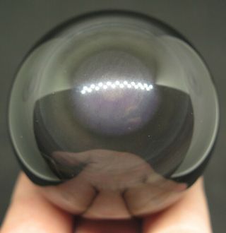 49mm 5oz Natural Rainbow Obsidian Crystal Sphere Ball
