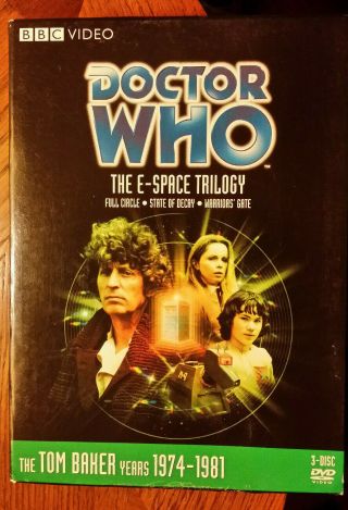 Doctor Dr Who E - Space Trilogy [1980] Stories 112,  113,  114 (dvd,  2009) Us/region 1