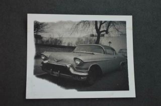 Vintage Polaroid Photo 1957 Cadillac Eldorado Car 970058