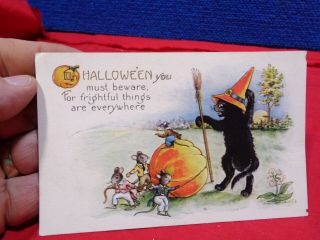 Antique Halloween Postcard 12