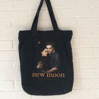 Twilight Moon Tote Bag Collectible Black