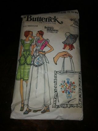 Butterick 4090 Betsy Johnson Jumper Hat,  Bag And Embroidery Transfers,  Bust 34 - 36