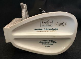 WDCC STEAMBOAT WILLIE Mickey Mouse Figurine CHARTER MEMBER ED 4