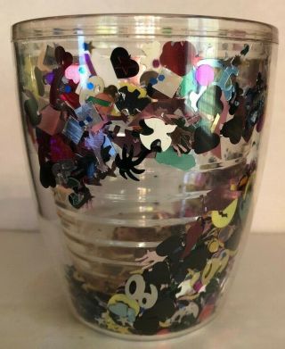 Vintage Tervis Tumbler 12 Oz Multi - Color Confetti Drinkware Cocktail Cup Plastic